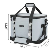 GARDRIT 60-Can Collapsible Cooler Bag | Leakproof Insulated for Camping & Beach