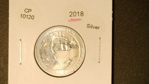2018 SILVER ATB Apostle Islands Reverse Proof Quarter CP10120-A