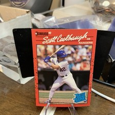 1990 Donruss Rated Rookie Baseball Card #43 Scott Coolbaugh- Rangers-. rookie card picture