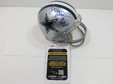 DARREN WOODSON SIGNED DALLAS COWBOYS Mini Helmet ASU Sun Devils w/ROH 2015 JSA