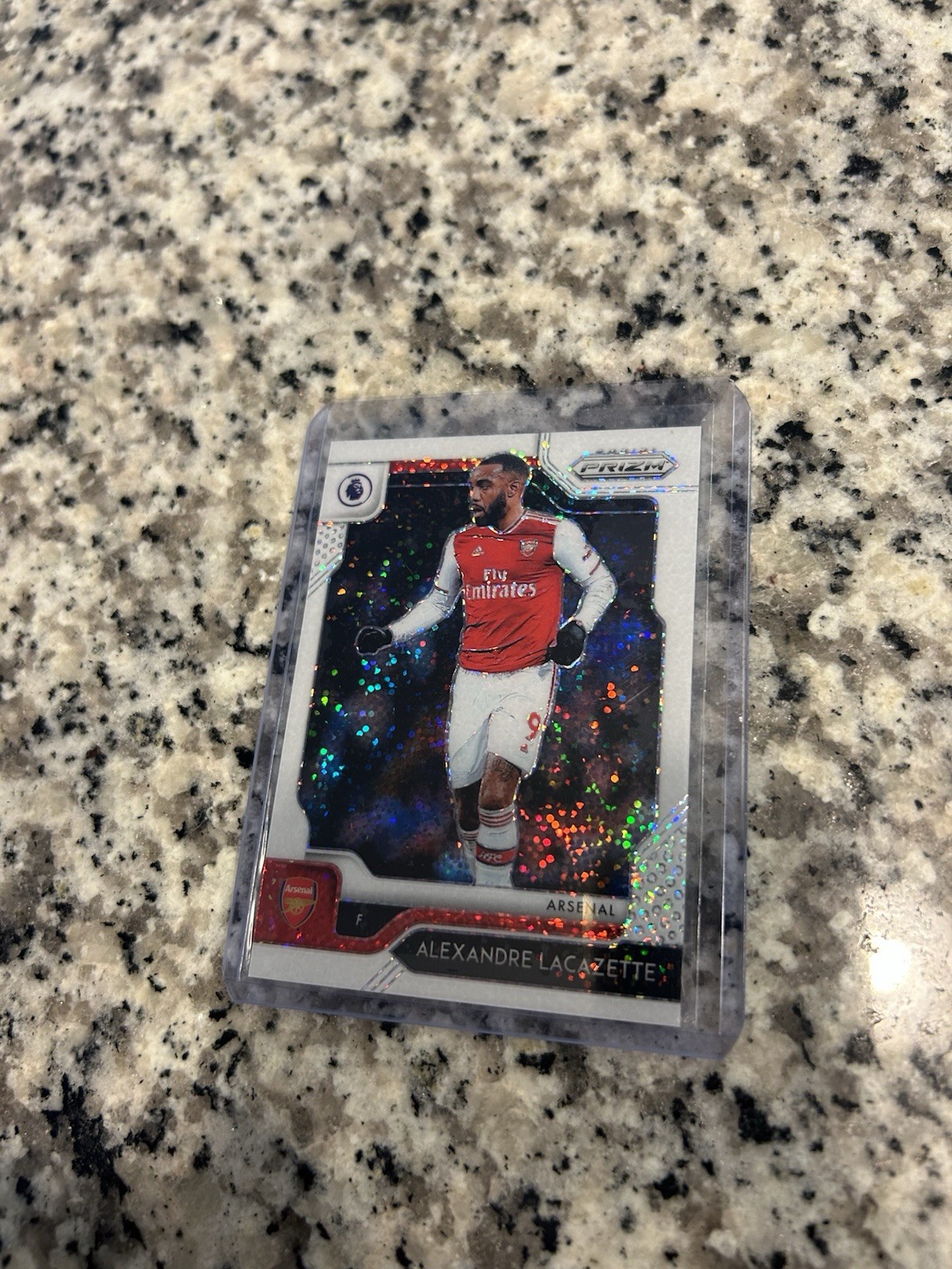 2019/20 Panini Prizm White Sparkle Arsenal /15 Alexandre Lacazette
