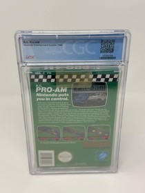 R.C. Pro-AM NES 1988 CGC 9.4 Sealed Nintendo Classic Console Racing Game