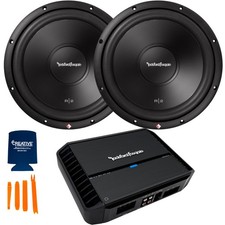 Rockford Fosgate 2 R2D4-12 12" Subs P500X1BD Punch Amp