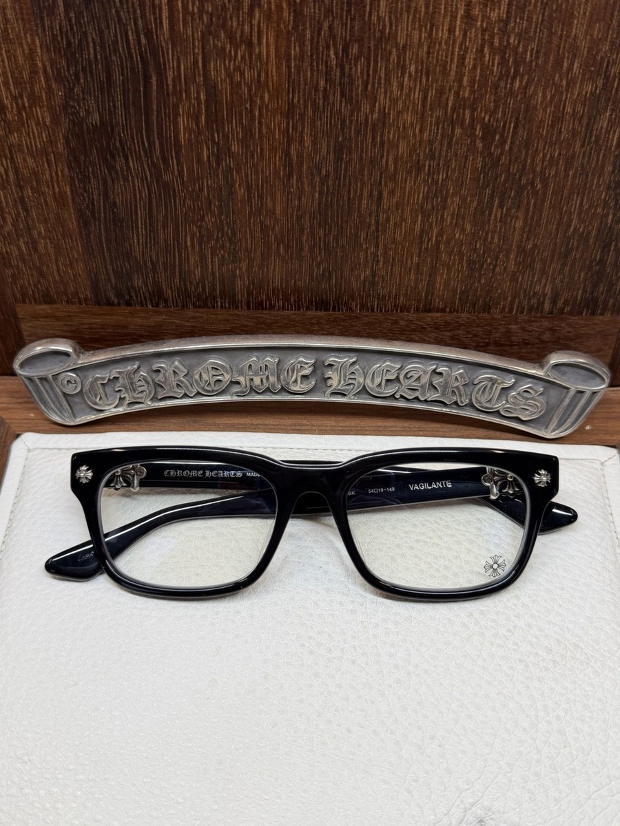 Chrome Hearts Vagilante Sunglasses Black/Silver | eBay