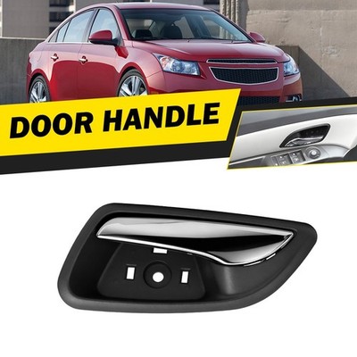 Black Interior Inner Inside Door Handle LH Front Left for Chevy Cruze 11-15 EAQ