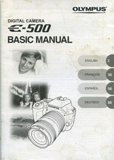 Olympus E-500 manuale istruzioni fotocamera