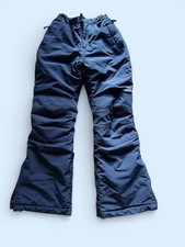 Land s End Squall Black Waterproof Grow-a-Longs Winter Snow Pants Youth Size 10S