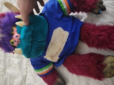 RARE Vintage 1986 My Football Pet Monster Amtoy With Shackles