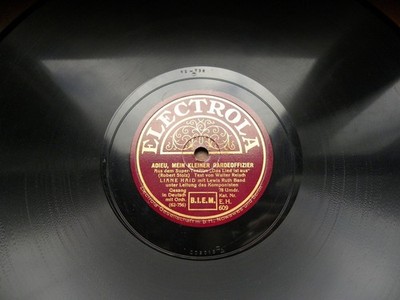 A072/LIANE HAID-Adieu, mein kleiner Gardeoffizier-Lewis Ruth Or.-78rpm Schellack