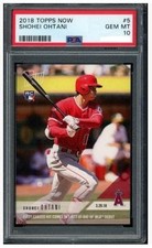 Shohei Otani Mlb First Hit Card English Version Psa Appraised 10 Points Japanese