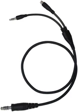 Earmor Y Harness for M31 Ear Pro Headsets, Black, S27