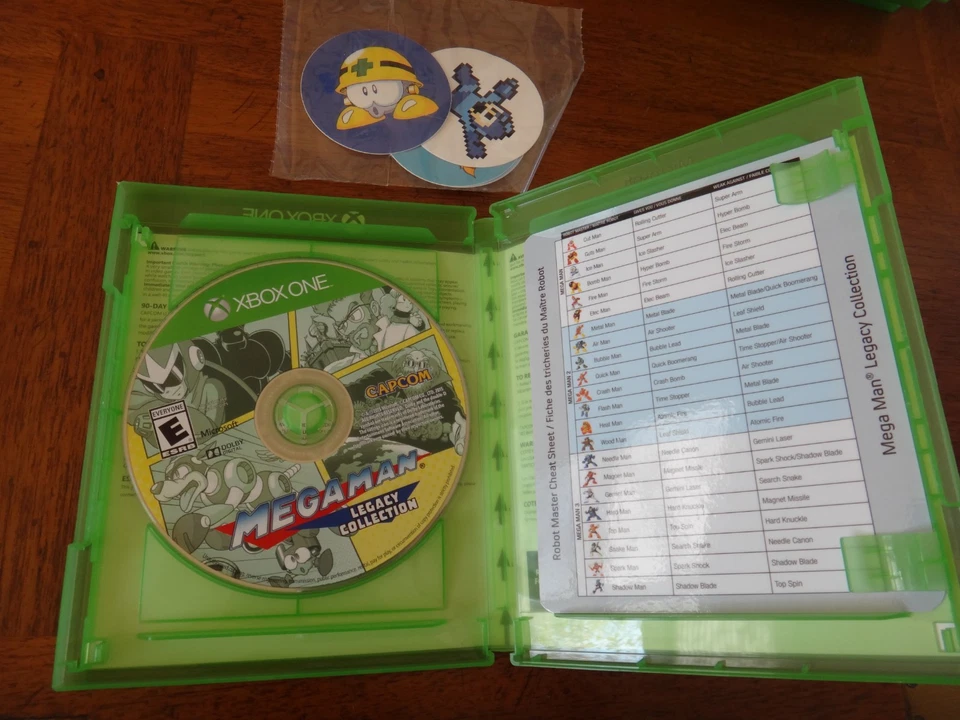 Xbox One - Mega Man Legacy Collection (Microsoft Xbox One, 2015) Card, Stickers - Image 3 of 3