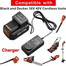 For Black and Decker LBXR36 36V/40V Lithium-ion Battery Charger LCS36 LCS40