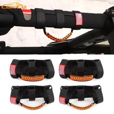 Roll Bar Grab Grip Handles Kit For Jeep Wrangler Jk Jku Tj Jt Jl 1955-25 Orange Roll Bar Grab Grip Handles Kit For Jeep Wrangler Jk Jku Tj Jt Jl 1955-25 Orange
