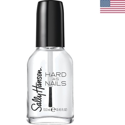 Hard as Nails Gel Nail Polish - Crystal Clear, Chip-Resistant Finish, 0.45 Fl Oz