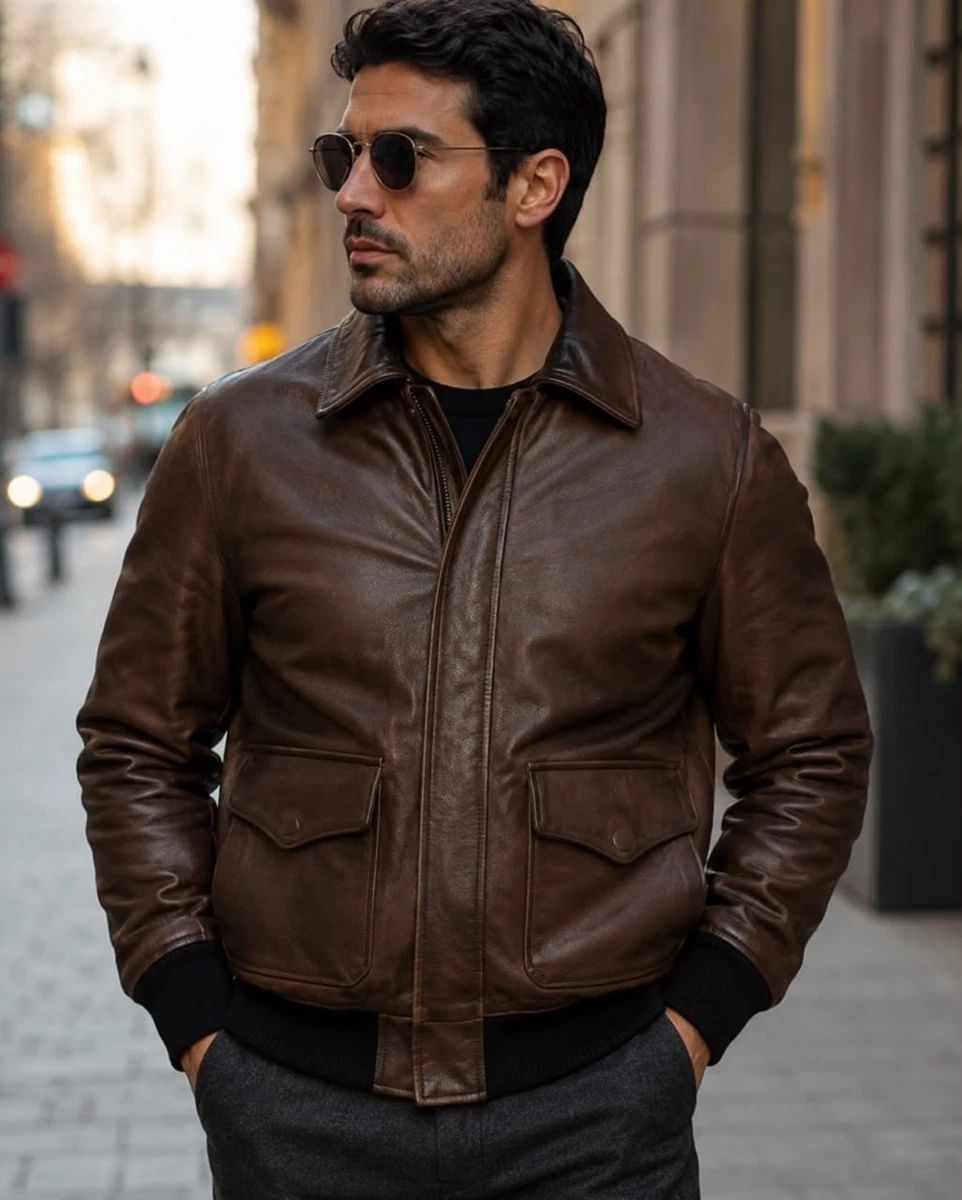 vintage painted leather jacket products for sale | eBay