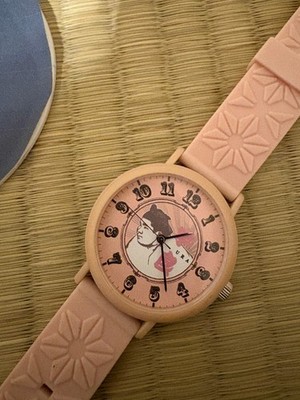 Auth URA Sumo Wrestler Pink Wristwatch JSA Official Goods Japanese Rare Item