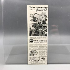 Magazine Ad Print Design Advertising Graflex Graphic 35 Camera