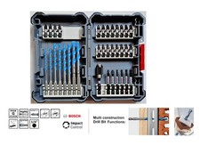 Bosch MultiConstruction Drill Bit Impact Screwdriver Bit Set 35pc (2608577147)