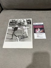 JACK NICKLAUS Signed 7x9 TYPE III WIRE Photograph 1963 1st MASTERS Win JSA COA