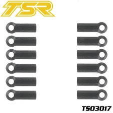 Team Saxo TS03017 Ball End Set (12) GK-200 RC Go Kart Parts