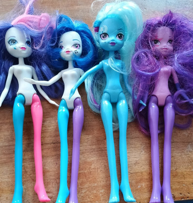EQUESREIA MÄDCHEN PUPPEN x 4, Twilight Sparkle, Rainbow Rocks, Rarität