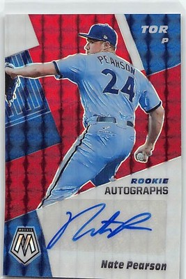 2021 Panini Mosaic #RAM-NP Nate Pearson Rookie Autographs Choice Fusion