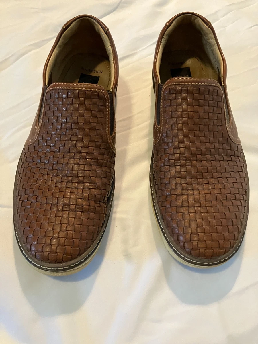 Johnston &‎ Murphy Men’s 11.5M Brown Leather McGuffey Slip On Loafers Shoes Work Johnston & Murphy McGuffey Men main image 4