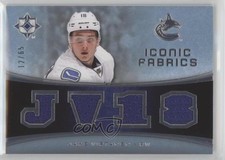 2015-16 Upper Deck Ultimate Collection Iconic Fabrics 12/65 Jake Virtanen 1vd