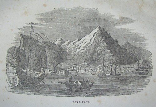 1851 Vintage Illustration Engraving First Opium War 1841 1842 Hong Kong China