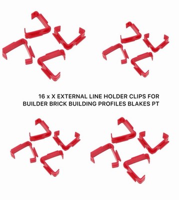 16 X AUSSENLEITUNGSHALTER CLIPS FÜR BAUER ZIEGEL BAUPROFILE BLAKES PT
