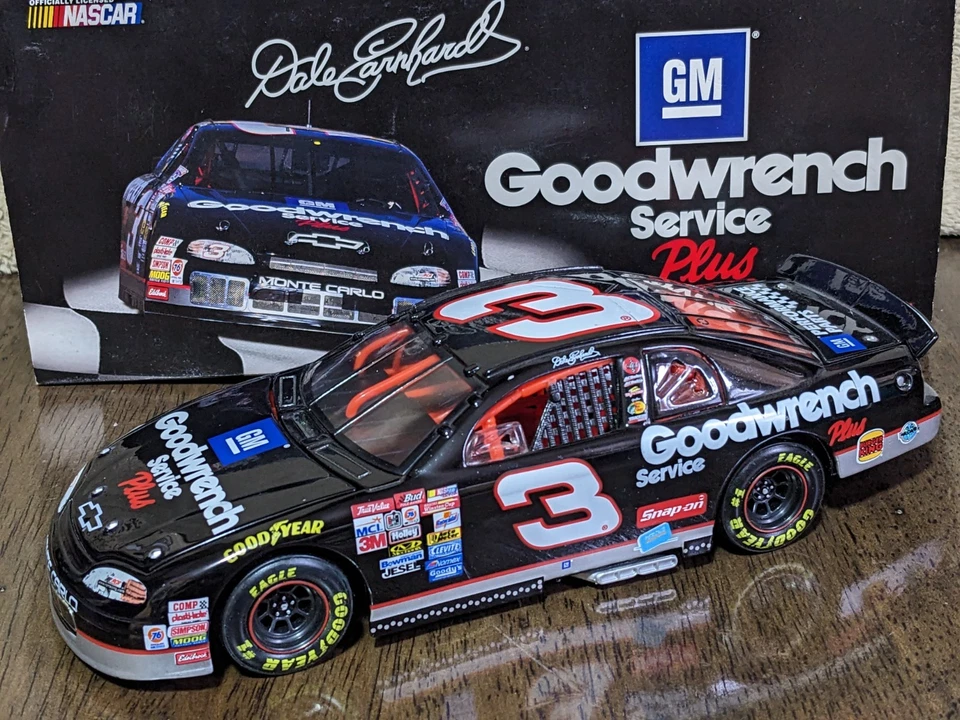 RARO 1:24 Dale Earnhardt #3 GM GOODWRENCH SERVICE PLUS 1999 LE DieCast NASCAR Foto 2 de 4