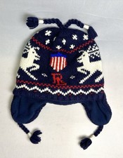 Polo Ralph Lauren Reindeer Moose Winter Earfl...
