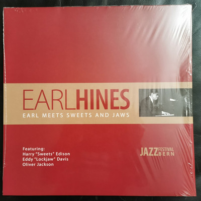 LP. EARL HINES: ''Earl Meets Sweets & Jaws'' Live in Bern. RE 2019 Membran Vinyl