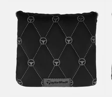 TaylorMade Patterned Mallet Headcover - Black - New