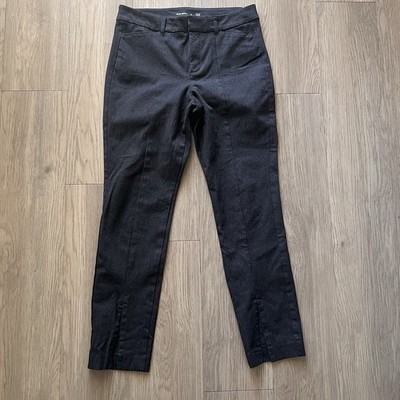 Old Navy High-Rise Pixie Split Hem Size 10 Gray Pants Trouser Career