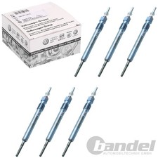 6x ORIGINAL VAG GLÜHKERZE passend für 3.0 TDI A6 C6 A7 A8 D3 C8 Q5 Q7
