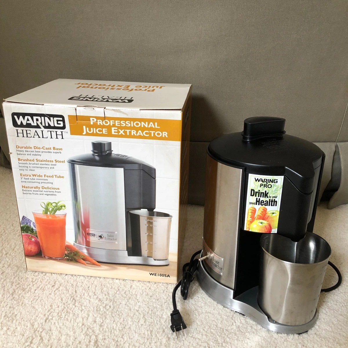 Las mejores ofertas en Exprimidores Waring Negro | eBay