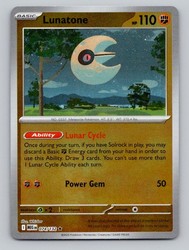 Lunatone (Energy Symbol Pattern) Reverse Holo 105/217 Ascended Heroes