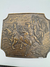 Bergamot Brass Works Belt Buckle Stagecoach and horses 1976