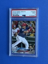 2018 Topps Update Rookie Card JUAN SOTO Batting #US300 RC PSA 9