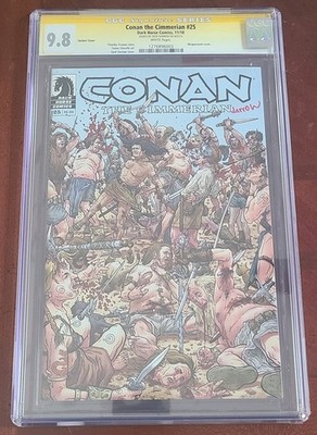 CONAN THE CIMMERIAN #25 Geof Darrow Variant Cover CGC 9.8 Signature Series 