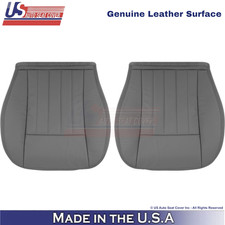 2005-2007 Fits Jeep Liberty Limited Bottom Genuine Leather Seat Covers Lt. Slate