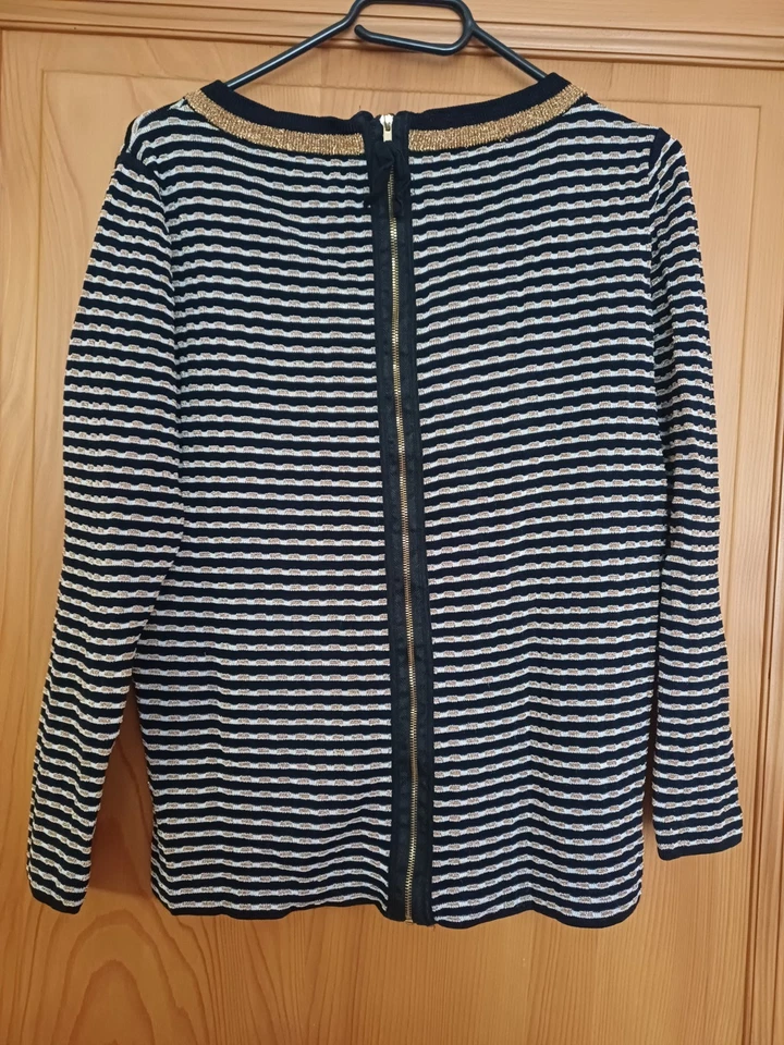Petit Pull noir et doré taille 2 Kookai - Photo 2/3