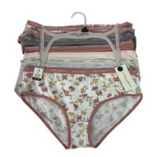 Laura Ashley Women s Panties Sz Large Pkg/7 Hipsters Tag Free Multi Colors