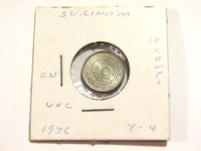 Suriname 1976 10 Cents unc Coin