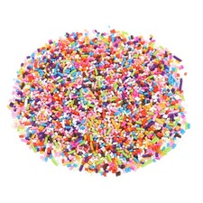 Fake Sprinkles, 9 Set Short-Style Granules 2, Multicolored