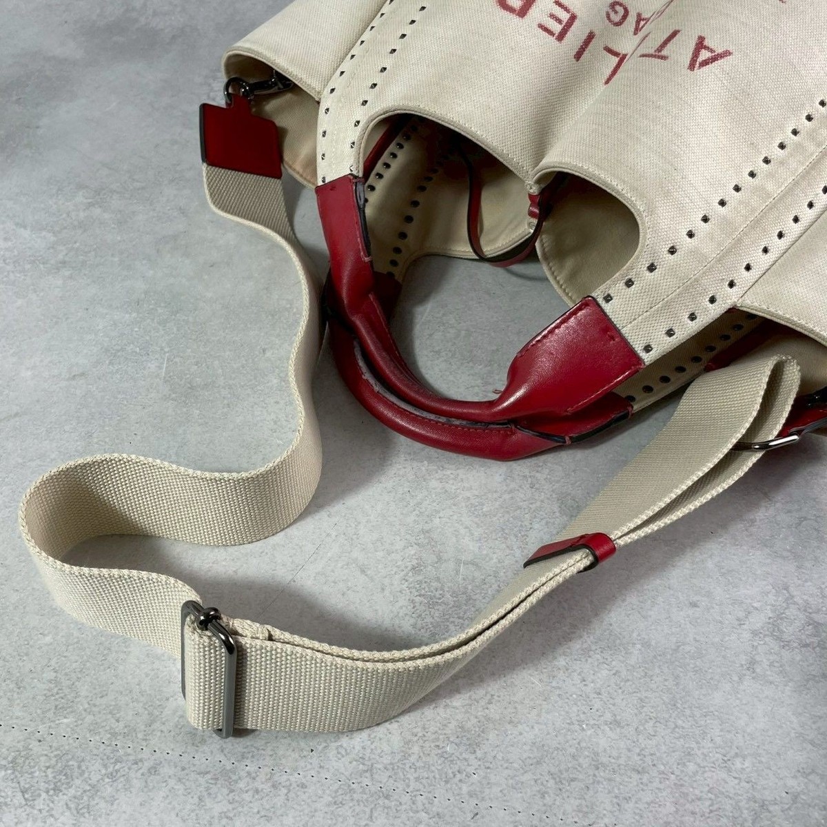Valentino Garavani Atelier Bag 01 Bow Canvas Leather 2way