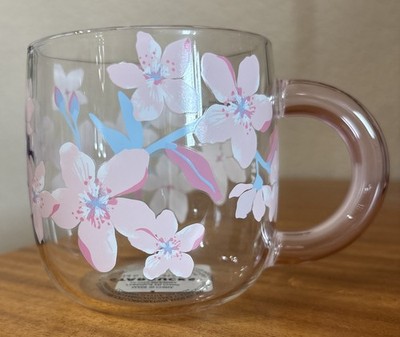 Starbucks MEXICO 2026 Cherry Blossom Glass Mug 14oz | eBay