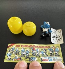 &Uuml;ei Mittelfeldschlumpf D1988 Im Gelben Ei mit BPZ und Aufkleber 100% Orginal